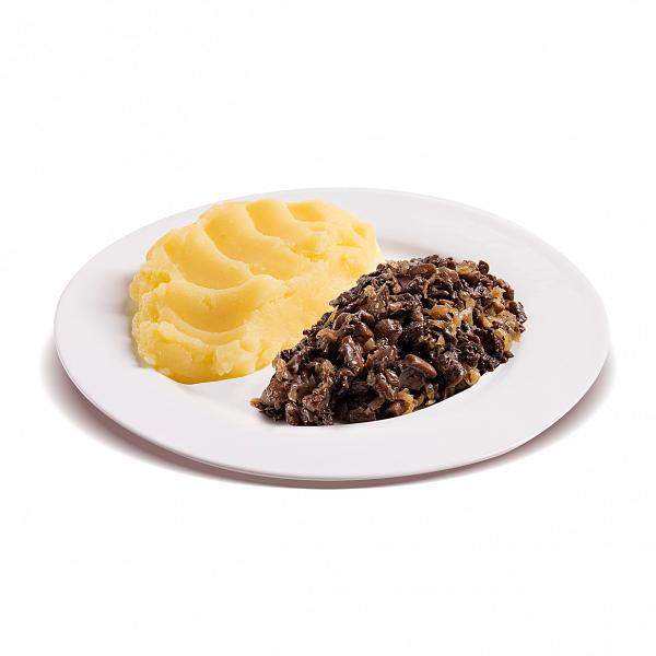 Картофельное пюре с грибами